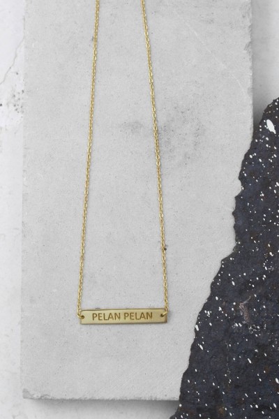 Santi Santi: Modell 'Pacina Pelan Necklace - Gold'