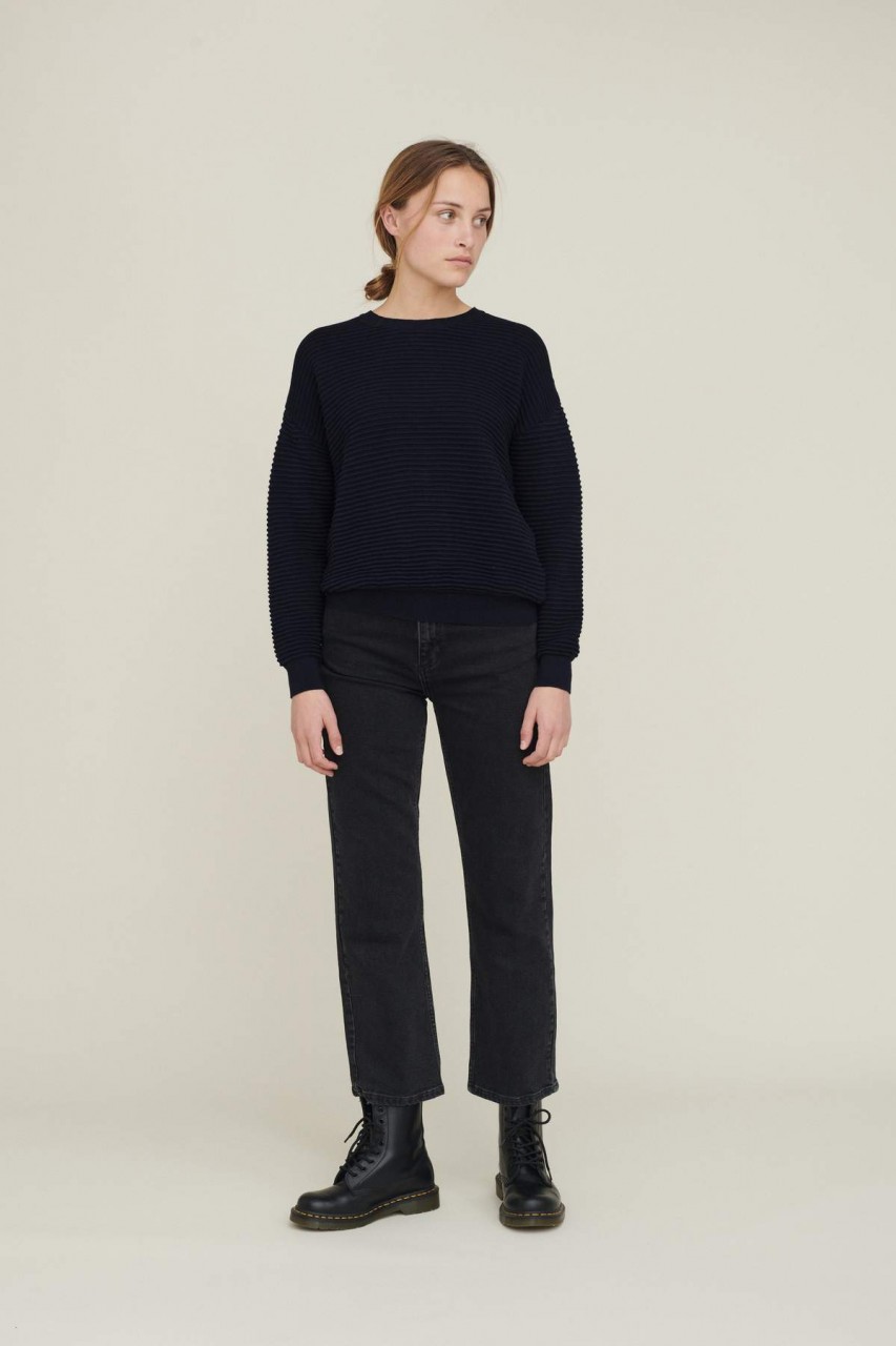 Basic Apparel: Modell 'Ellen Jeans Washed - Washed black'