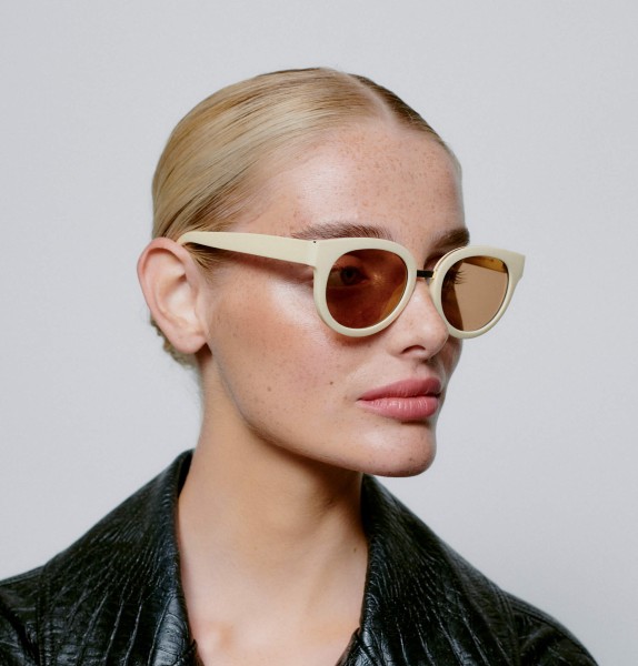 A.Kjærbede: Modell 'Jolie Sonnenbrille - Cream'