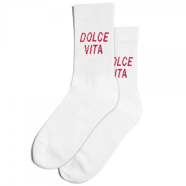 On Vacation: Modell 'Dolce Vita Tennis Socks - White'