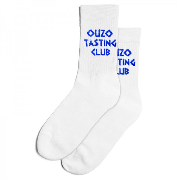 On Vacation: Modell 'Ouzo Tasting Tennis Socks - White'
