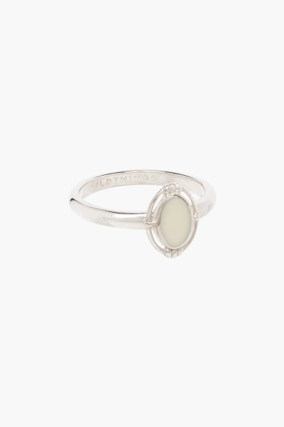 Wildthings: Modell 'Ivory Color Orbit Ring Silver'