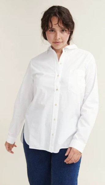 Basic Apparel: Modell 'Vilde Shirt - White'