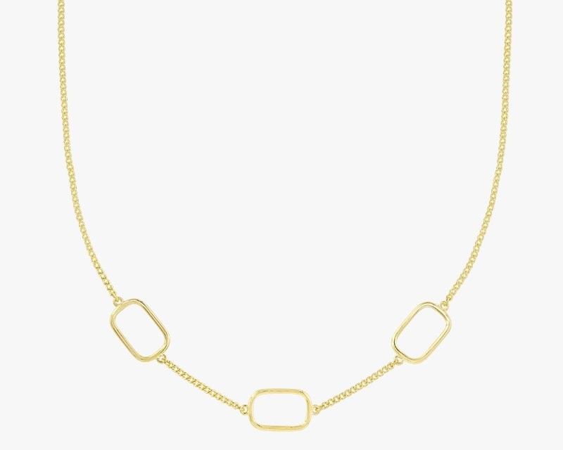 Wildthings: Modell '3 Is A Charm Necklace Gold Plated'
