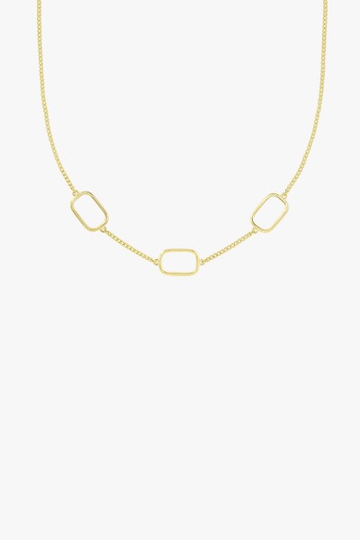 Wildthings: Modell '3 Is A Charm Necklace Gold Plated'