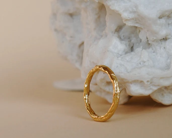 Wildthings: Modell 'Water Ripple Ring - Gold'
