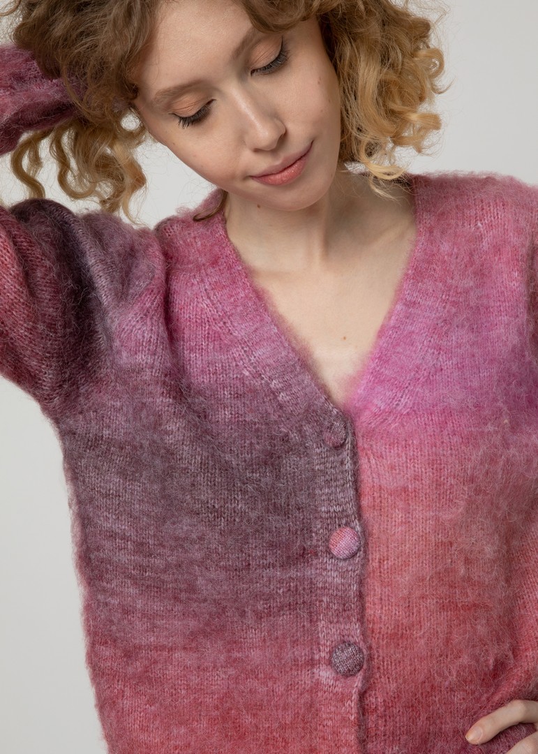 FRNCH: Modell 'Tracy Cardigan - Rose'