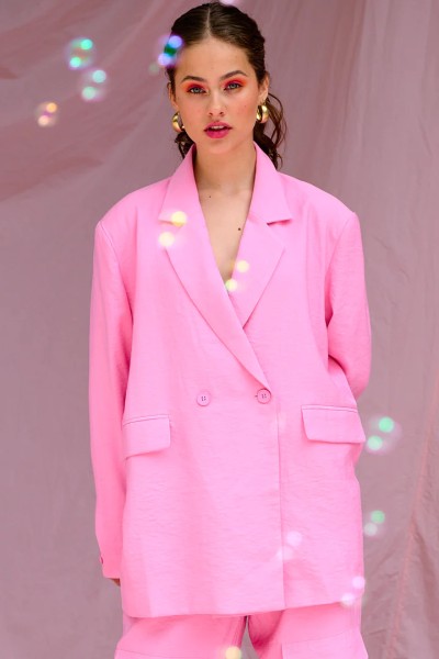 Noella: Modell 'Mika Oversize Blazer - Candy pink'