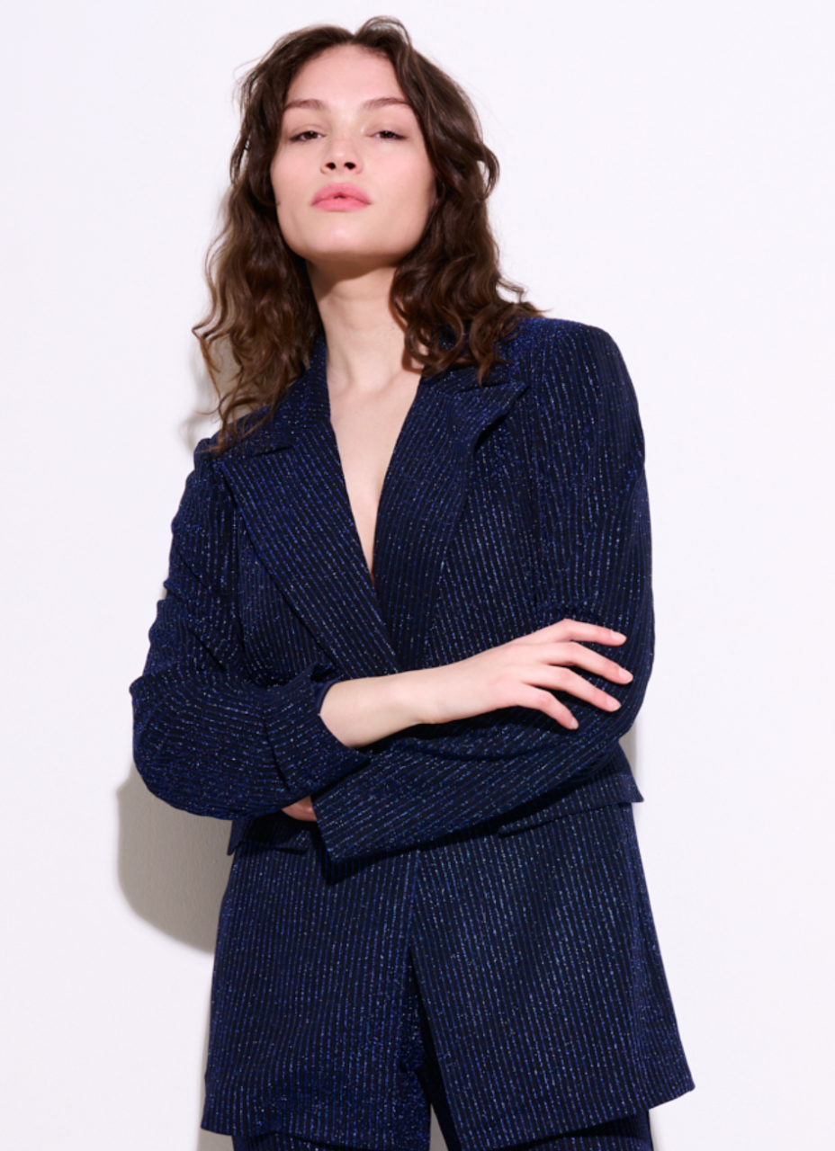 Another-Label: Modell 'Ophelie blazer - Twilight blue'