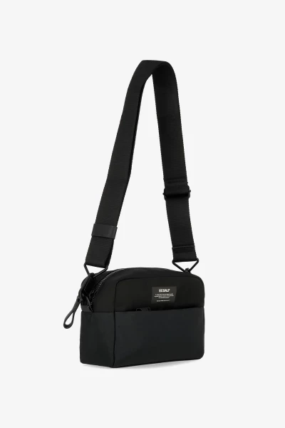 Ecoalf: Modell 'Doublalf Small Bag - Black'