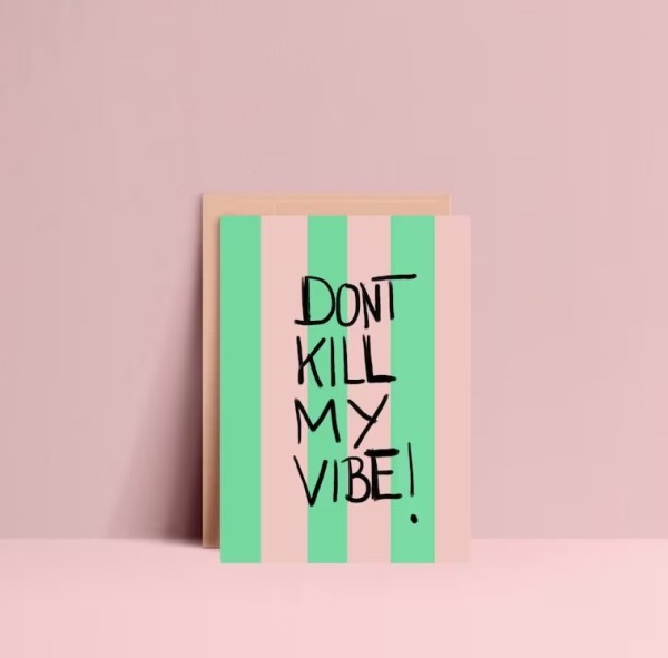 Hej Ibiza: Modell 'Postkarte - Don´t kill my vibe'