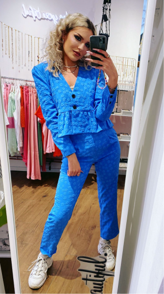 Noella: Modell 'Maike Pants - Provence blue'