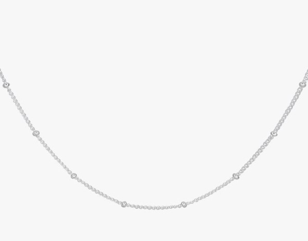 Wildthings: Modell 'Stud Chain Necklace - Silver'