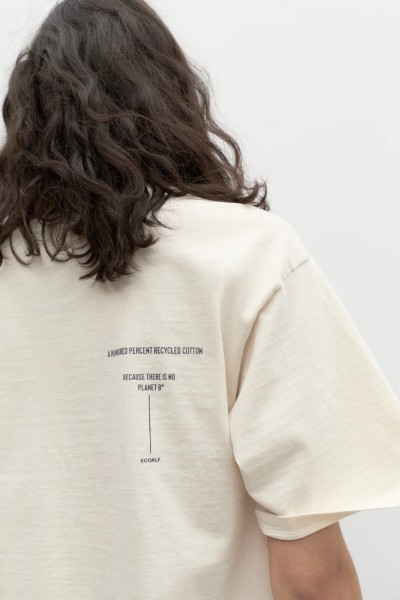 Ecoalf: Modell 'Fiberalf T-Shirt - Natural'