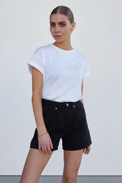 Withblack: Modell 'Denim Shorts - Black'