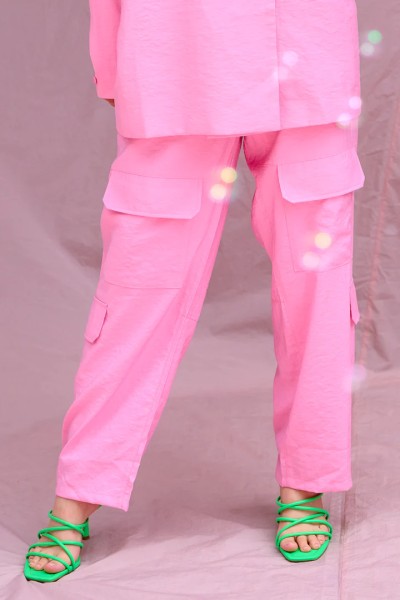Noella: Modell 'Mika Cargo Pants - Candy pink'