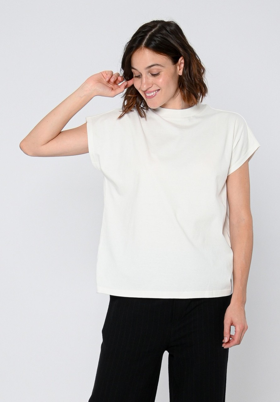 Thokk Thokk: Modell 'Boxy T-Shirt - Off White'