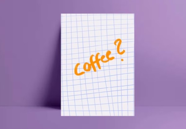 Hej Ibiza: Modell 'Postkarte - Coffee'