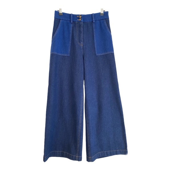 FRNCH: Modell 'Joyce Pantalon - Bleu Jean'
