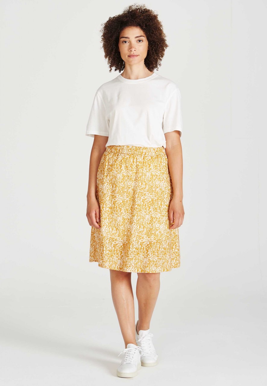 Givn: Modell 'Rea Skirt - Pecan / Off White'