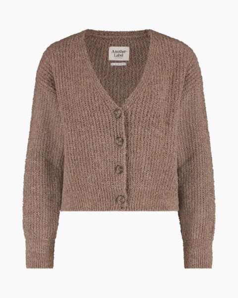 Another-Label: Modell 'Ada Cardigan - Iced coffee '