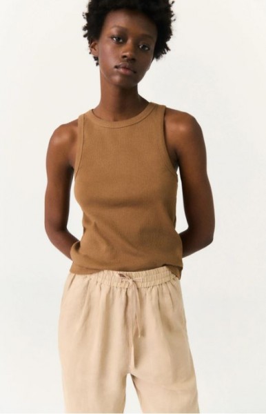 Ecoalf: Modell 'Mulalf T-Shirt - Pecan Brown'