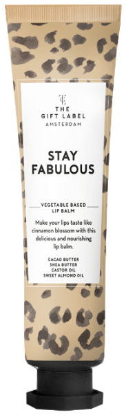 The Gift Label: Modell 'Lip Balm - Stay fabulous'