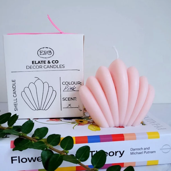 Elate & Co: Modell 'Pink Shell Candle'