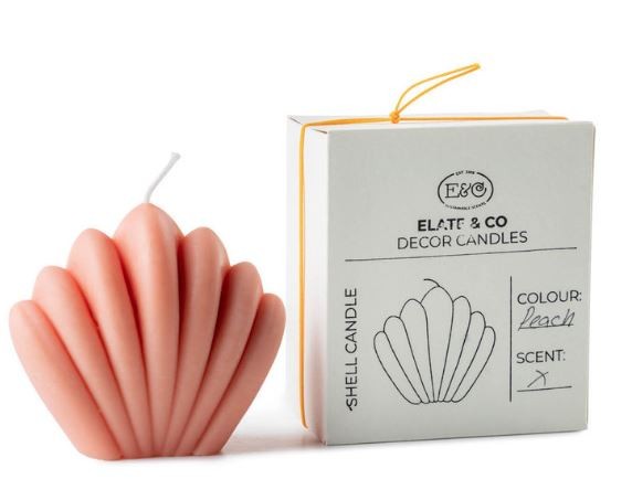 Elate & Co: Modell 'Peach Shell Candle'